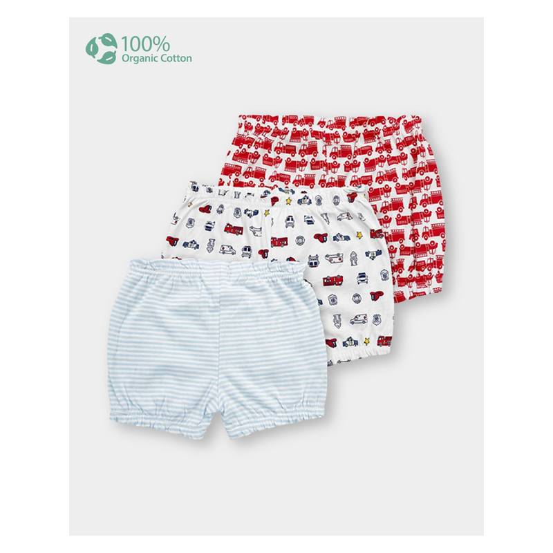 Carter's Baby Boy Organic Cotton Blommer In Assorted Prints (Pack of 3) (9-12 Months)