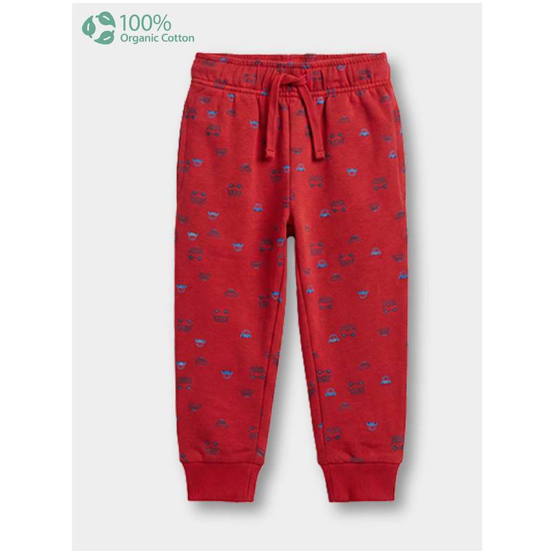 Carter's Baby Boy Organic Cotton Pull-On Pants In Transport Print (3-6 Months)