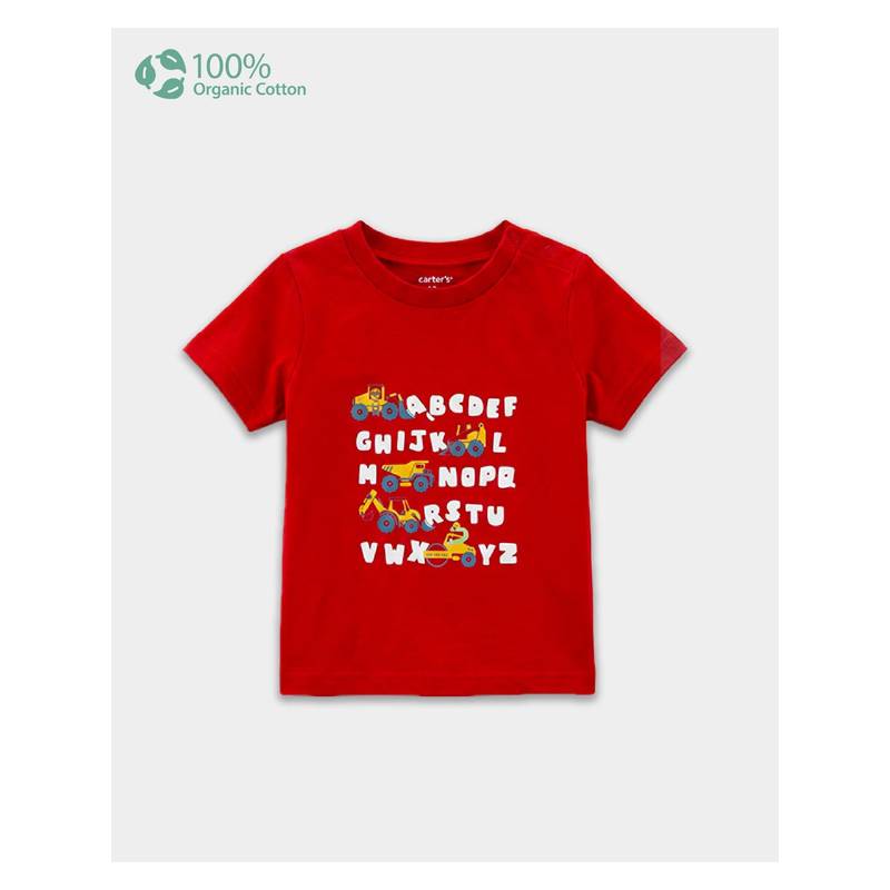 Carter's Baby Boy Organic Cotton Crew Neck T-Shirt (0-3 Months)