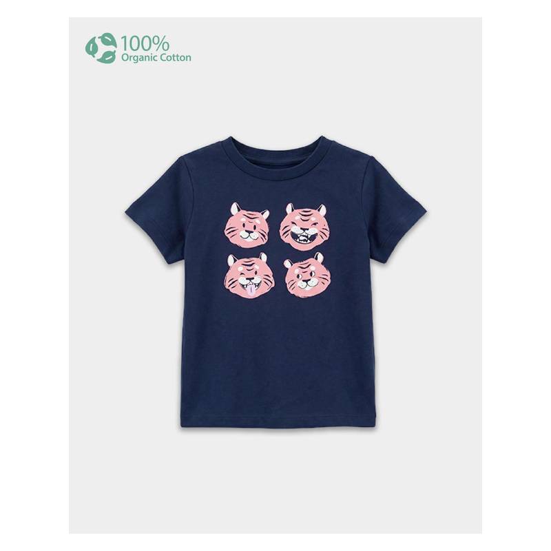 Carter's Baby Boy Organic Cotton Crew Neck T-Shirt (0-3 Months)