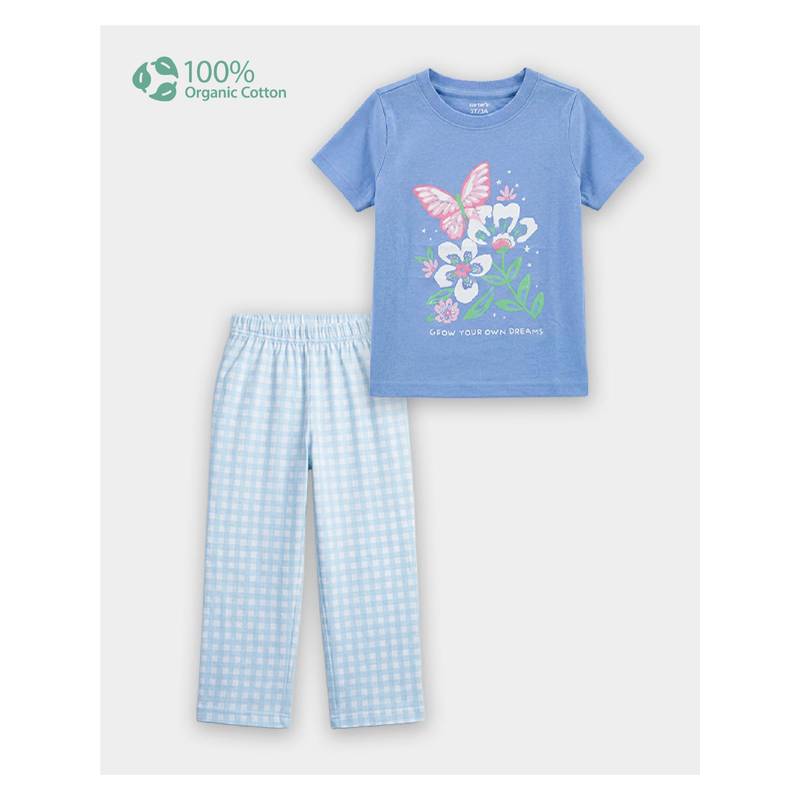 Carter's Toddler Girl Organic Cotton Floral Print T-Shirt With Pant