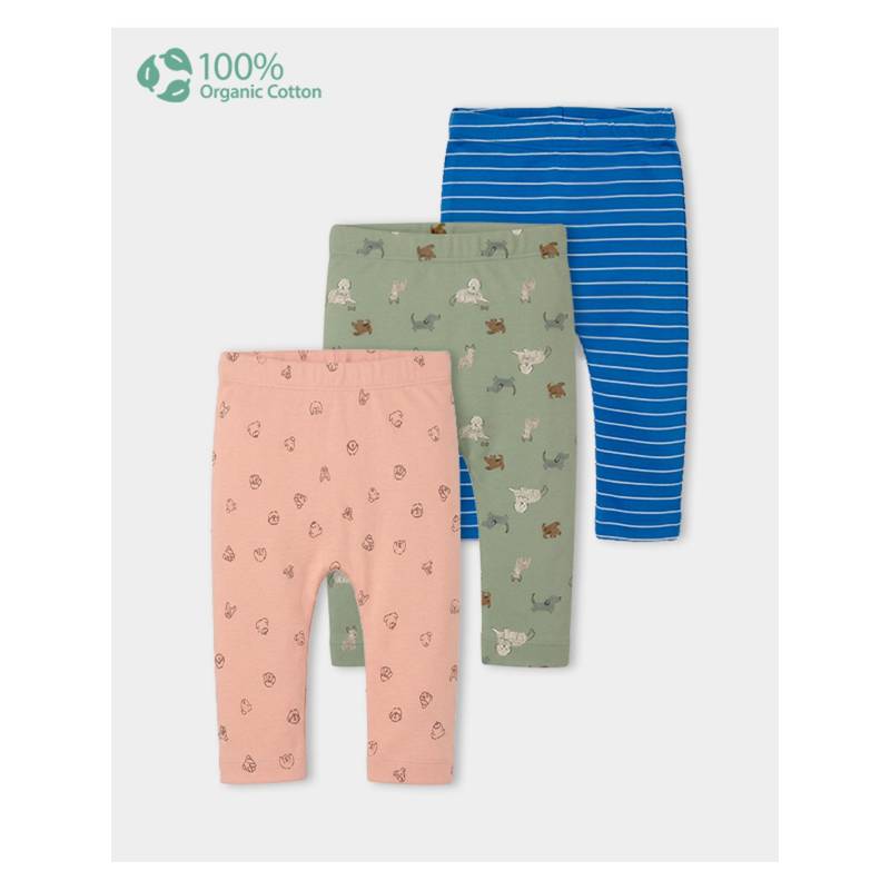 Carter's Baby Boy Organic Cotton Diaper Pants (Pack of 3) (New Born)