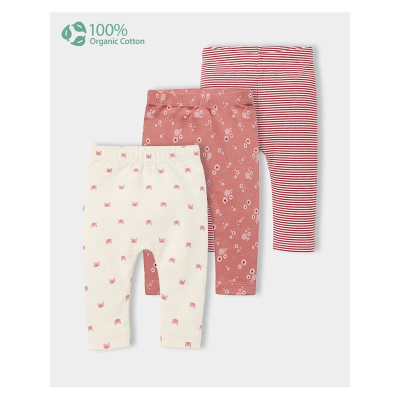 Carter's Baby Girl Organic Cotton Diaper Pants (Pack of 3) (New Born)
