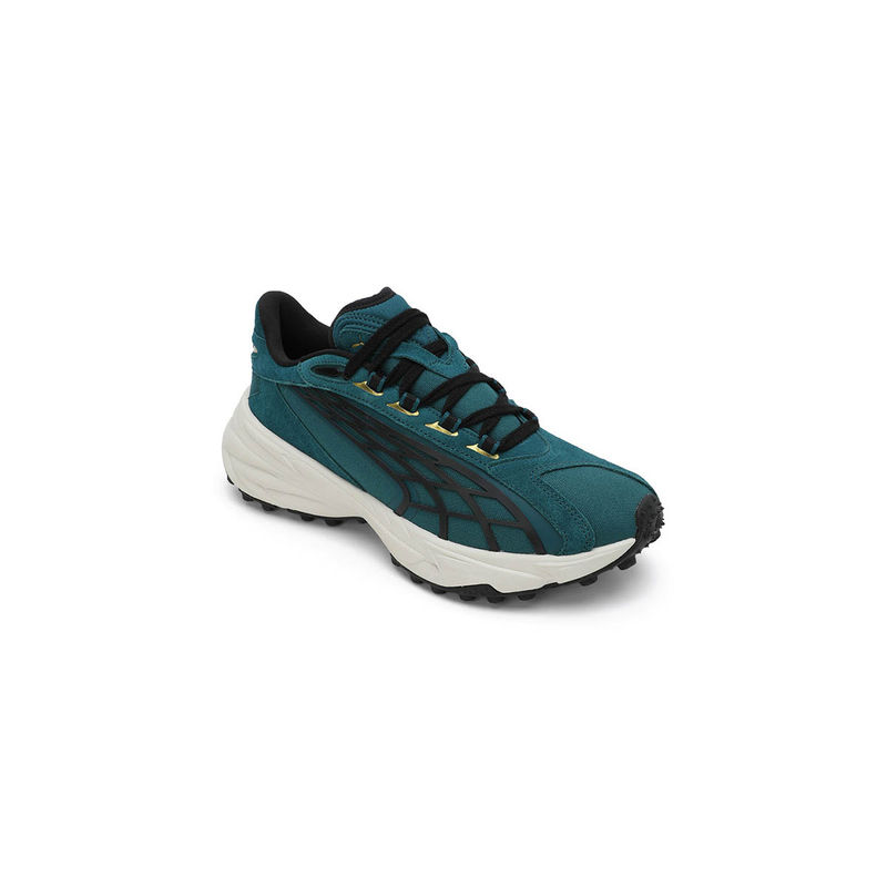 Puma Spirex Play. Paris. Unisex Green Sneakers (UK 3)