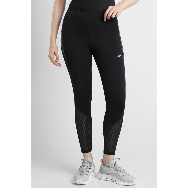 Reebok Women Black Tights (XS)