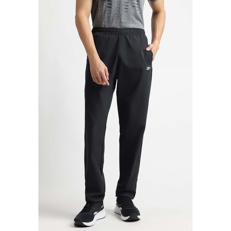 Reebok Men Black Trackpant (XL)