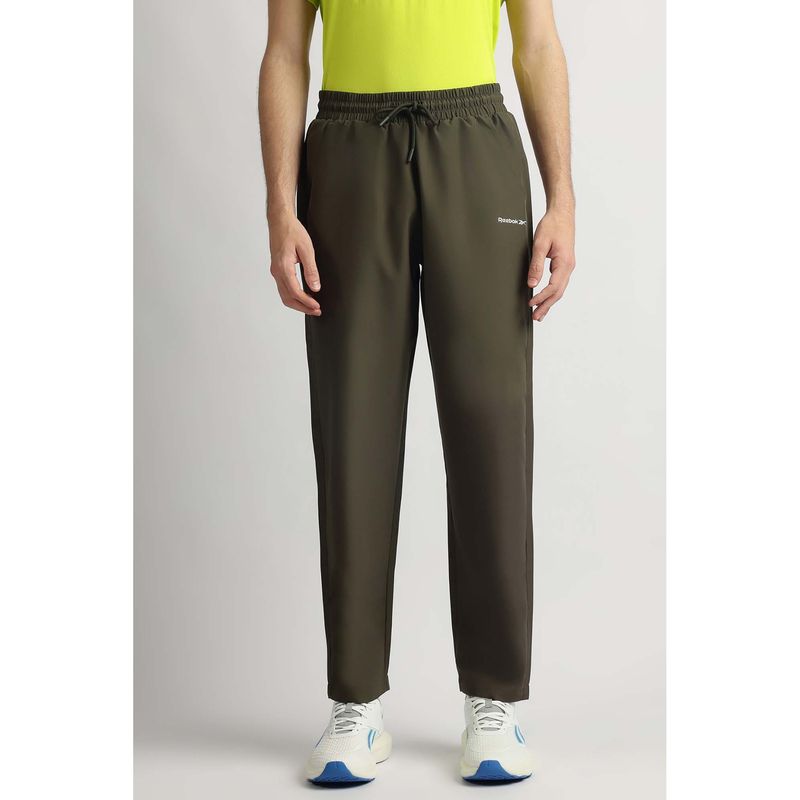 Reebok Men Olive Trackpant (L)