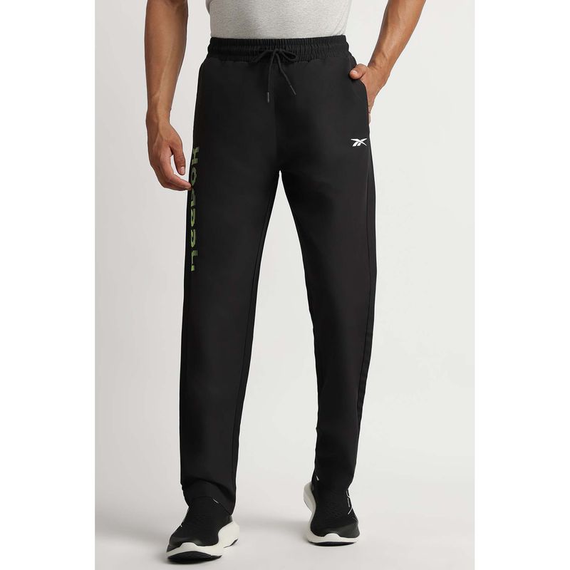 Reebok Men Black Trackpant (XL)