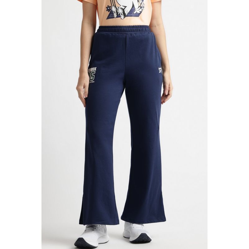 Reebok Women Navy Blue Trackpant (XS)