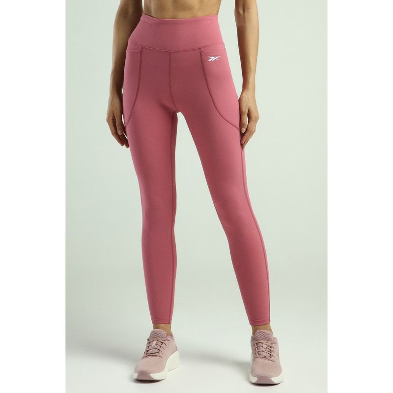 Reebok Women Pink Tights (XS)