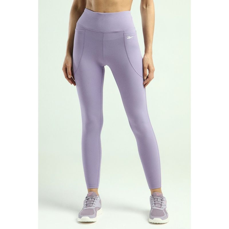Reebok Women Lavender Tights (XS)