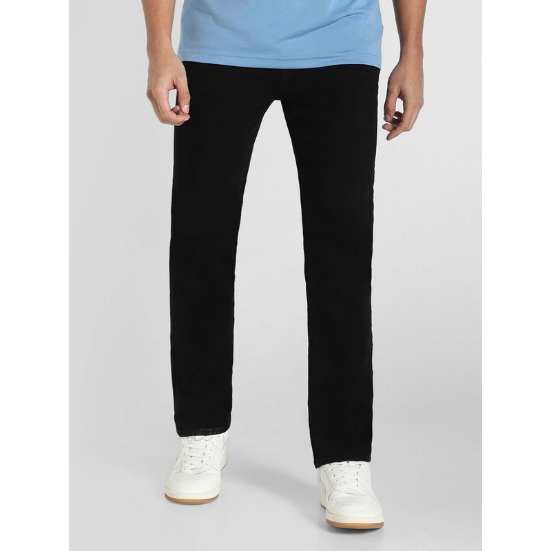 American Eagle Men Black Airflex Slim Straight Jean (36)