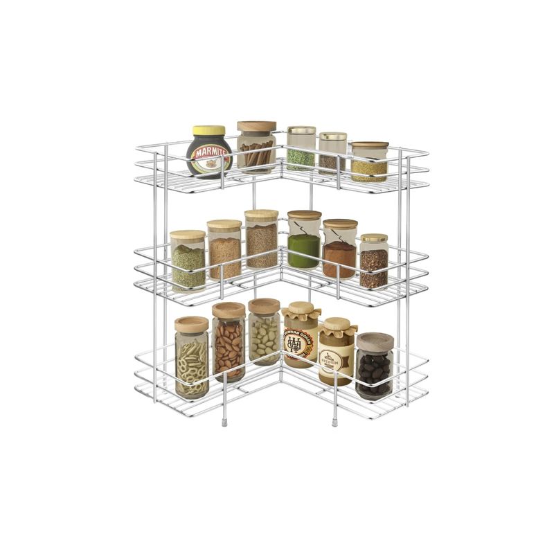 Buy Plantex Planet Heaviest SS Multipurpose L-Shape 3-Tier Kitchen