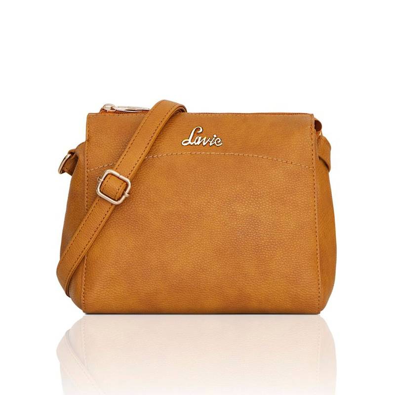 Lavie Cetan horizontal sling bag for women in monogram print