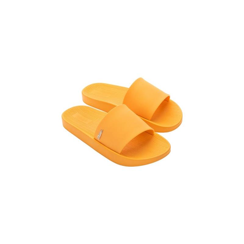 Melissa Sun Sunset Ad Solid Plain Yellow Slip-On Flats UK 5