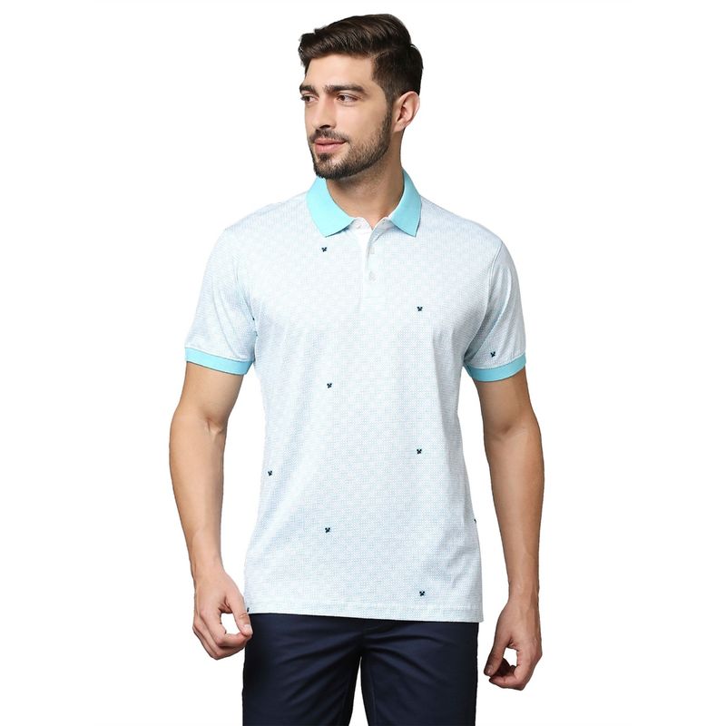Park Avenue Medium Blue Polo T-Shirt (S)