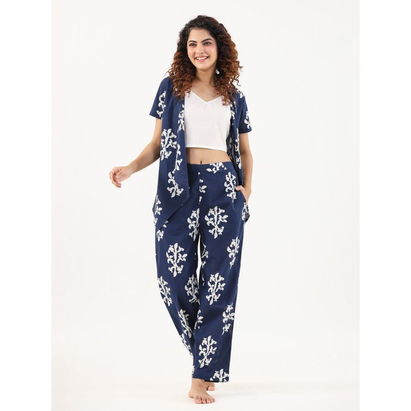 SAY Women Pure Cotton Night Suit (Set of 3) (3XL)