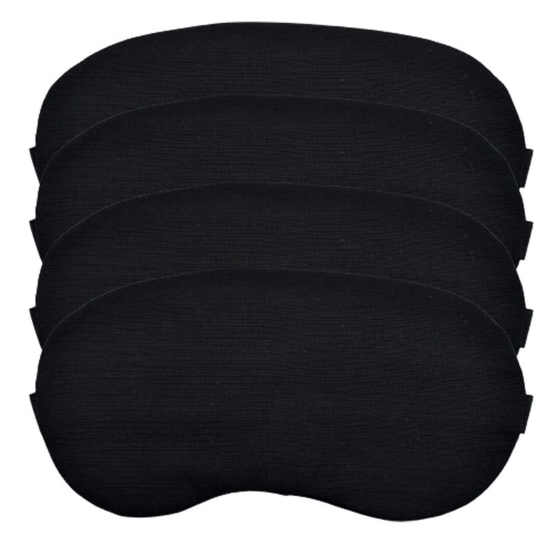 Visual Echoes Soft Cotton Sleep Eye Mask With Cooling Gel Inserts Dark
