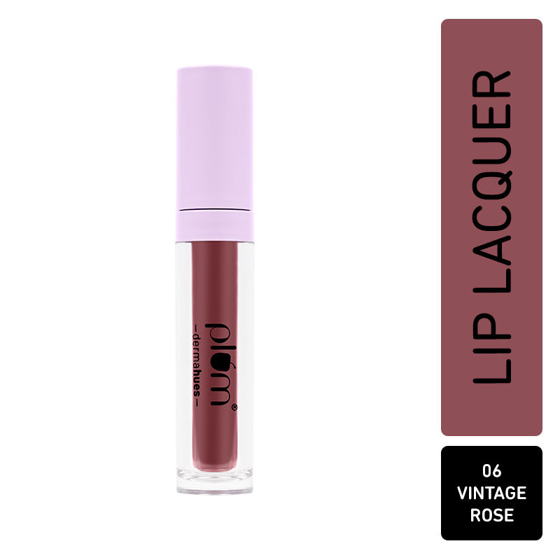 Plum Glassy Glaze Lip Lacquer - 06 Vintage Rose