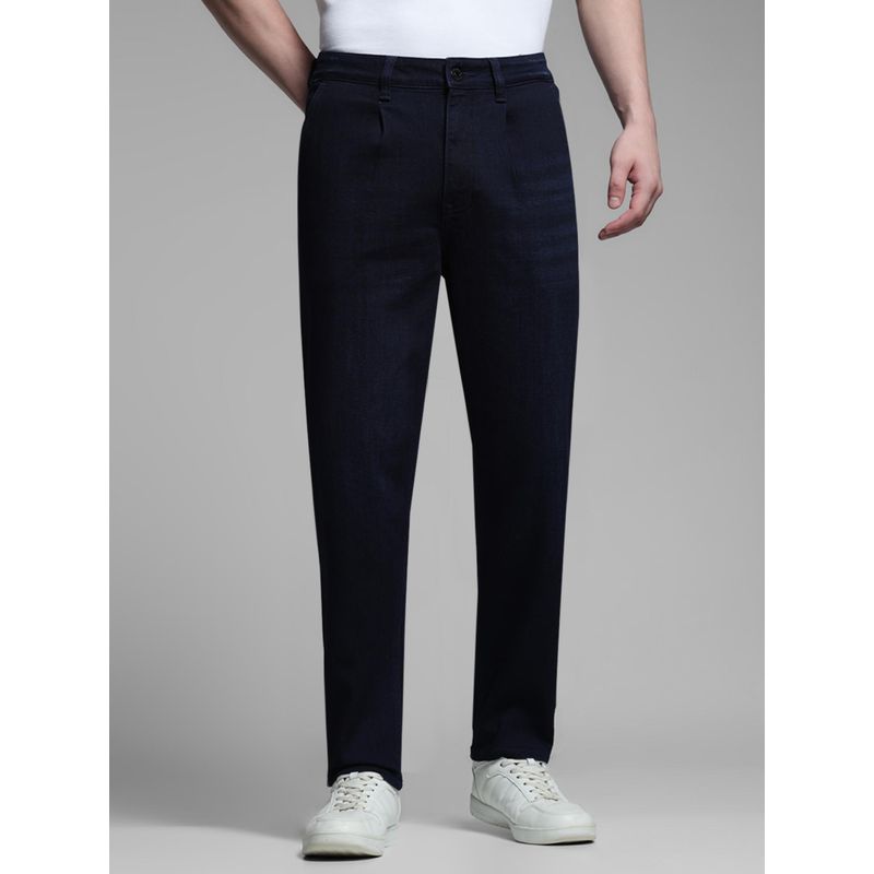 Jack & Jones Blue Cotton Regular Fit Jeans (36/34)