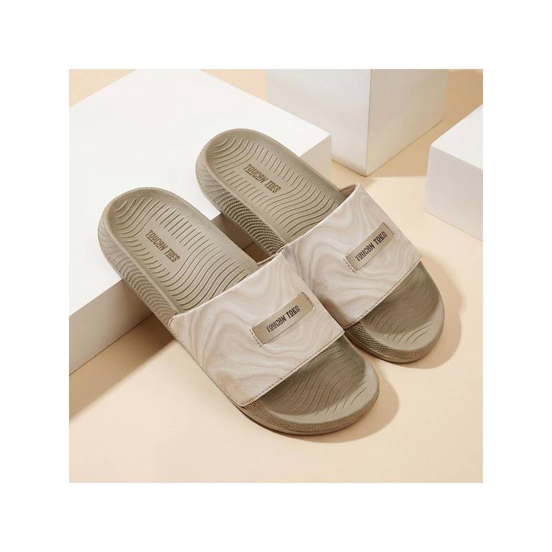 Toucantoes Women Grey Soft Cushion Sliders (UK 7)