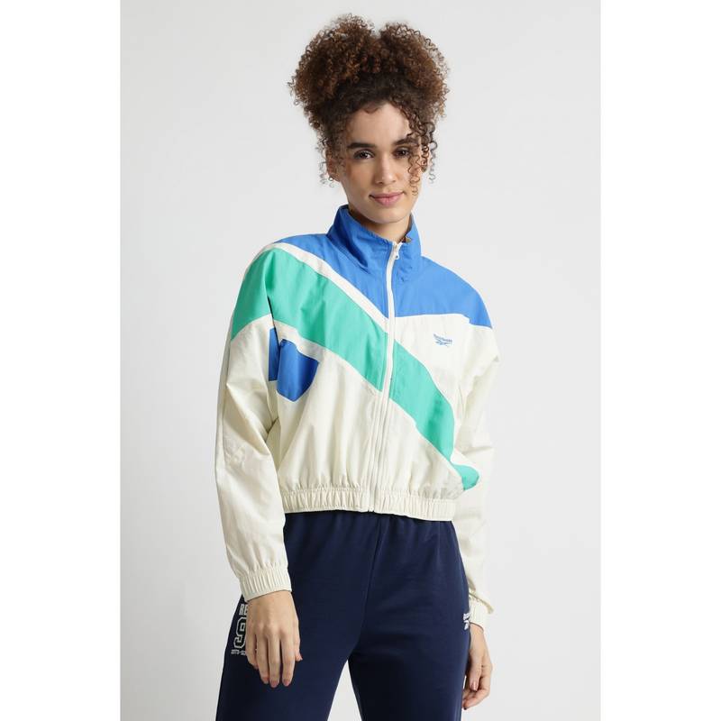 Reebok Colorblocked High Neck Sporty Jacket (M)
