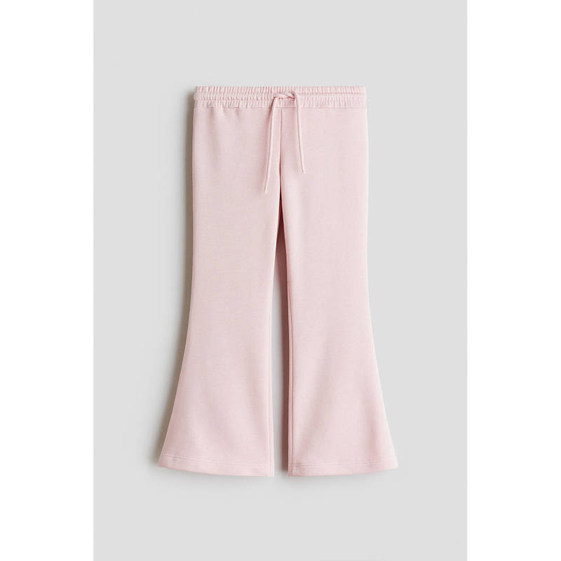 H&M Girls Pink Flared Cotton-Blend Leggings (1.5-2 Years)