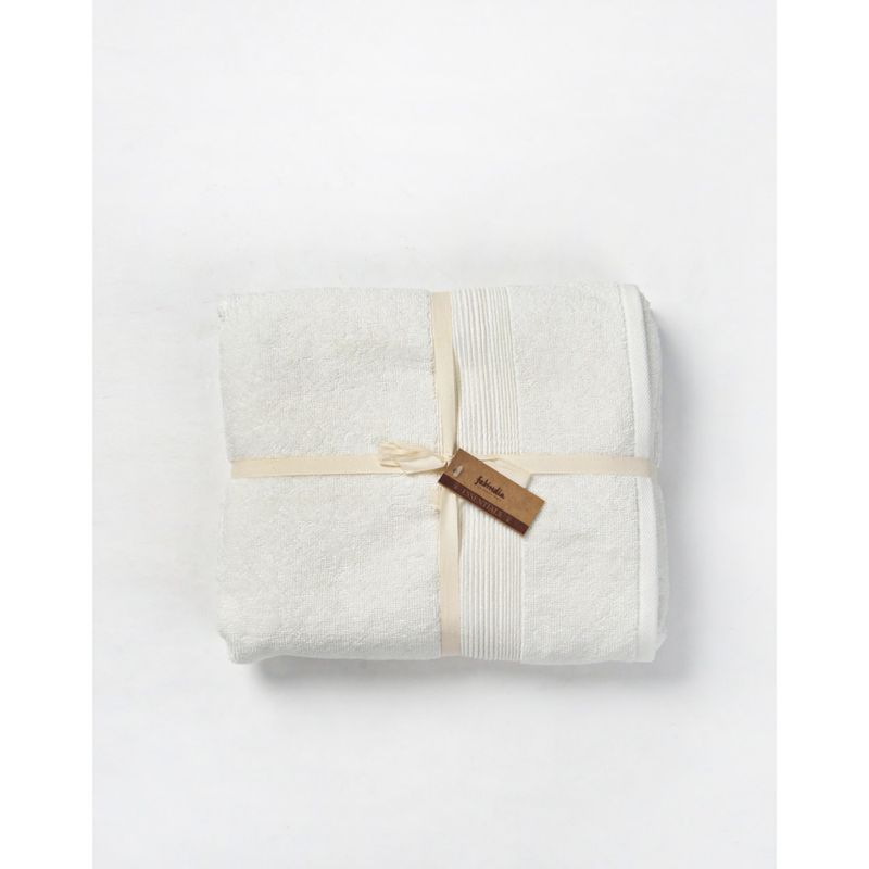 Fabindia White Sancha Cotton Towel Buy Fabindia White Sancha Cotton