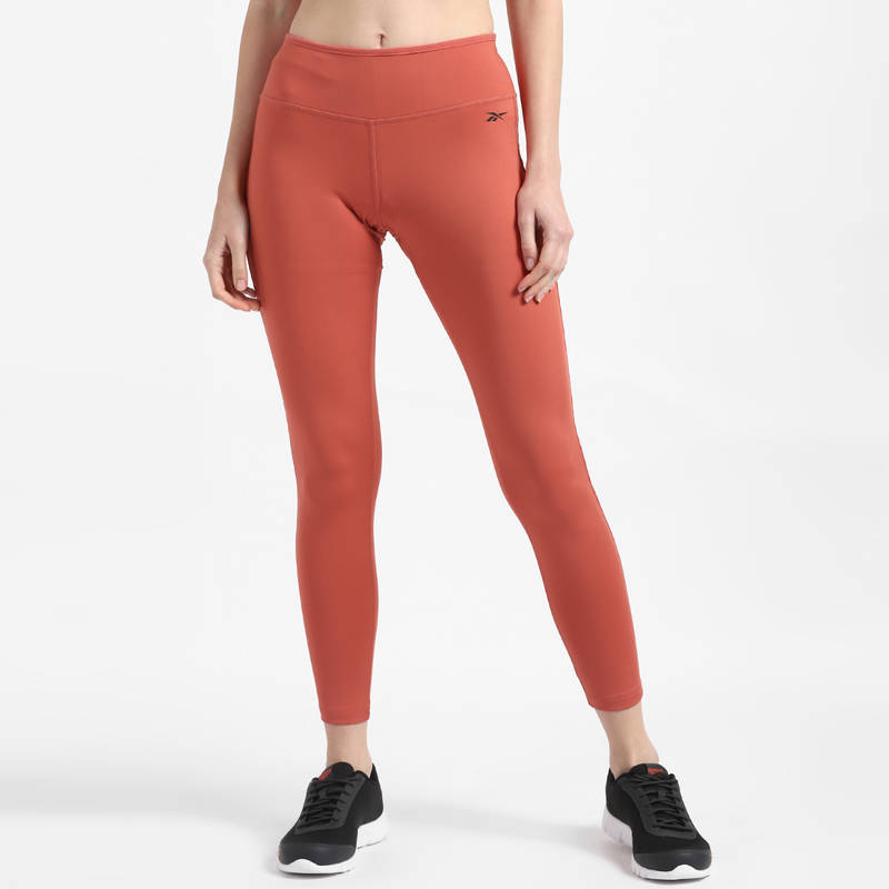 Reebok FND W TIGHT Red Training Tights (XS)