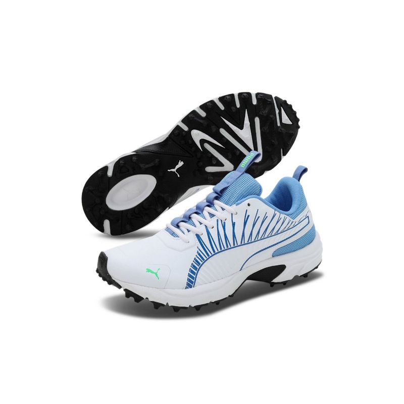 Puma Cricket Square Mens White Cricket Shoes (UK 8)