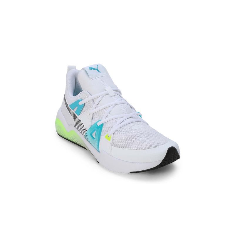 Puma Cell Fraction Fade Men White Running Shoes (UK 8)