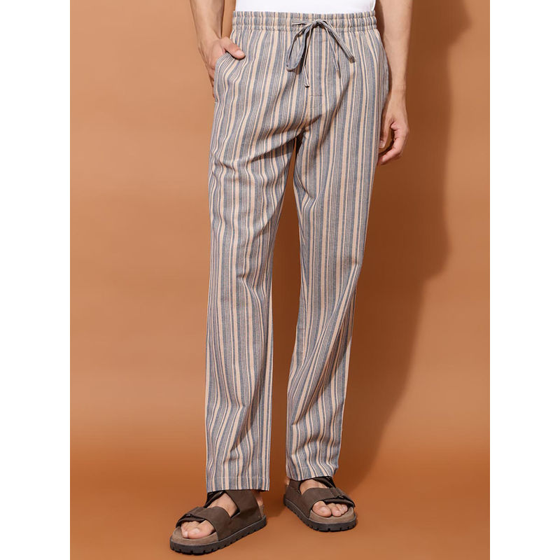 Fabindia Multi-Color Cotton Comfort Fit Drawstring Pant (34)