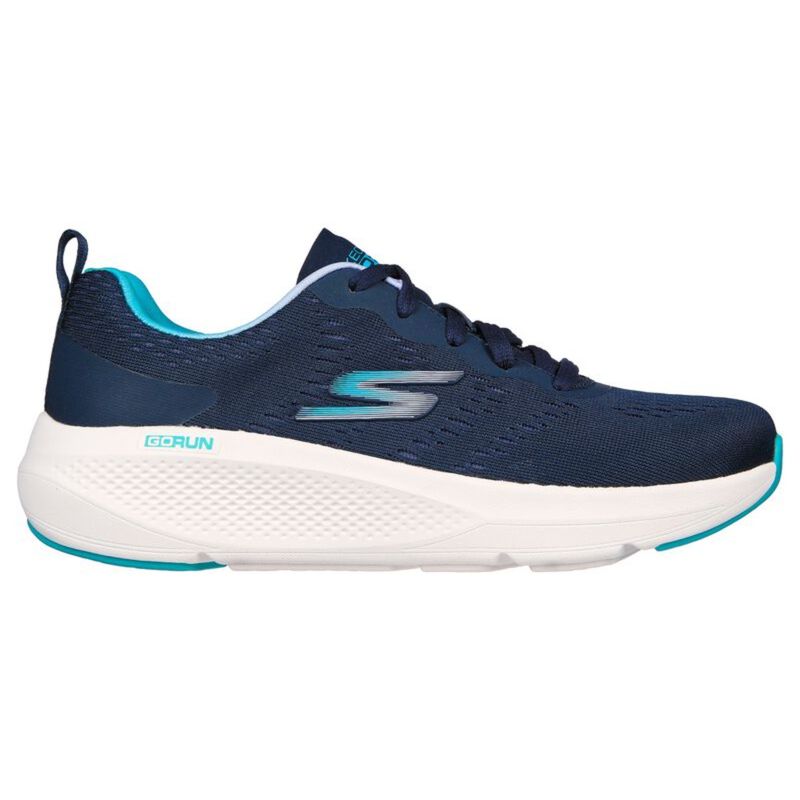 SKECHERS GO RUN ELEVATE - DOUBLE TIME Navy Blue Running Shoes (UK 5)