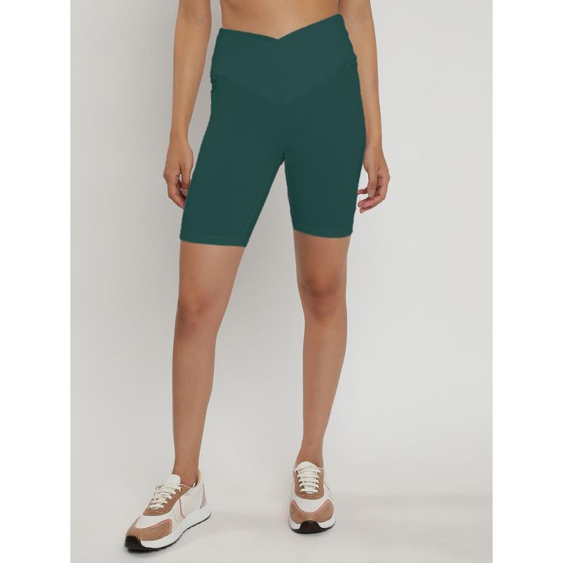 Wear Jukebox Empower High-Rise Workout Shorts 8 Green (S)