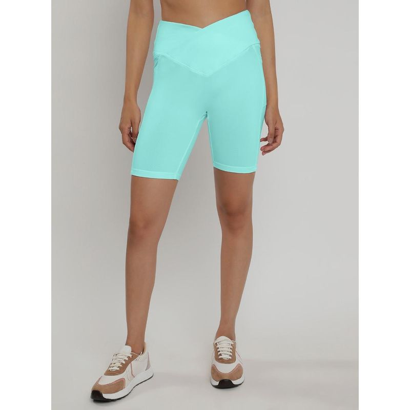 Wear Jukebox Empower High-Rise Workout Shorts 8 Blue (S)