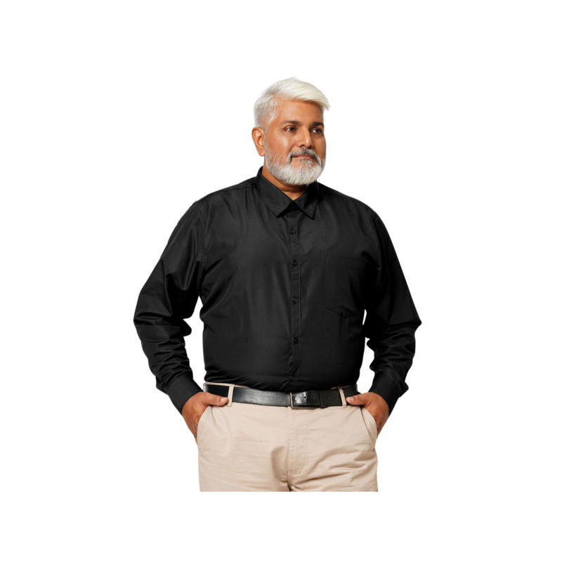 Indivisual Solid Carbon Black Shirt (4XL)