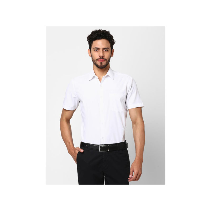 Indivisual Solid Bright White Shirt (XL)
