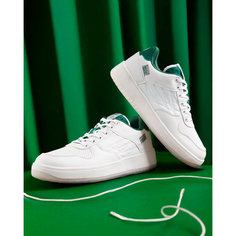 Bacca Bucci Cosmic Dream Nebula Mist Low Top Green Sneakers (UK 6)