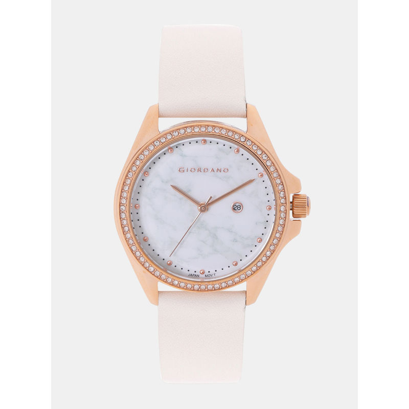 Giordano Analogue White Colour Women's Watch With White Band Buy