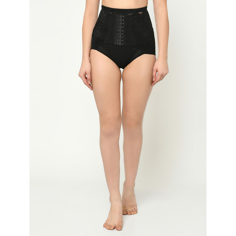 Da Intimo Hi-Waist Tummy Control Shaper Panties - Black (M)