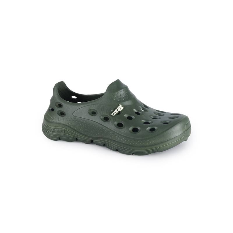 SOLETHREADS Men Olive Casual Comfort Clogs (UK 8)
