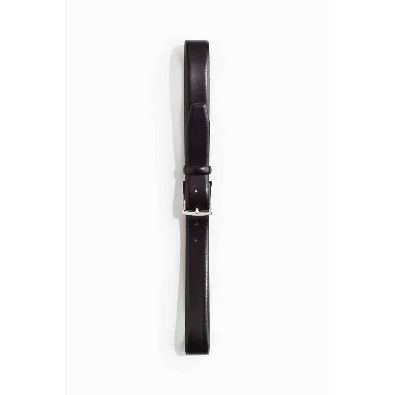 H&M Men Black Leather Belt (S)