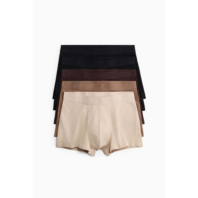 H&M Men 5-Pack Short Trunks With Lycra (M)