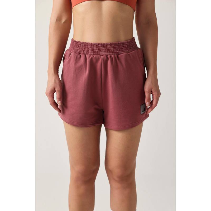 Sawsee Relaxed Fit Lounge Maroon Shorts (S)