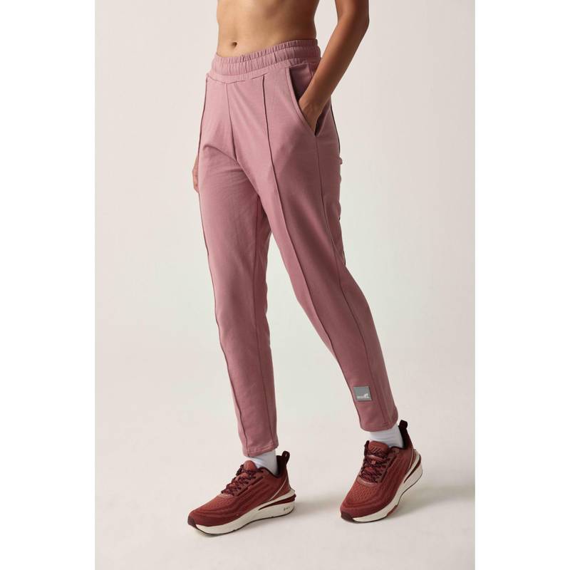 Sawsee Pin-Tuck Straight Pink Trackpant (M)