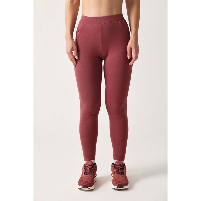Sawsee Earthkin Yoga Bamboo Maroon Leggings (S)