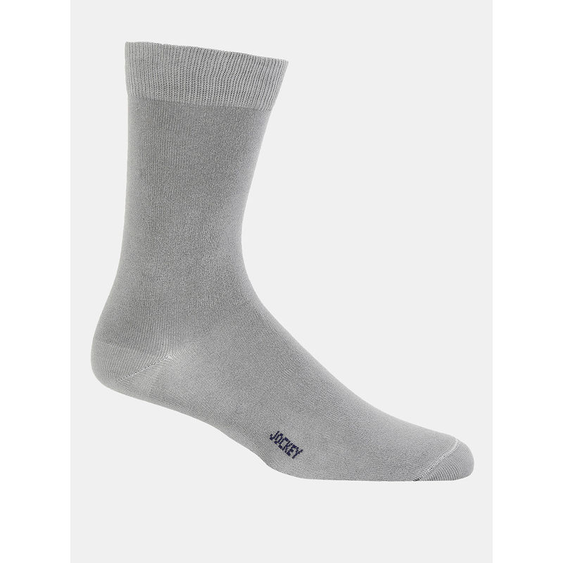 Jockey Men Mercerized Cotton Stretch Crew Length SocksLight Grey Buy