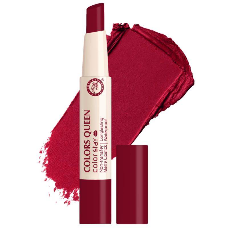 Colors Queen Color Stay Longlasting & Matte Lipstick Waterproof - 15 Sexy Red