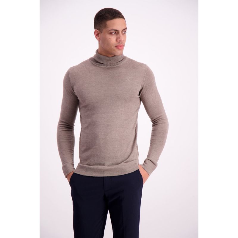 LINDBERGH Men Lavender Solid Sweater (S)