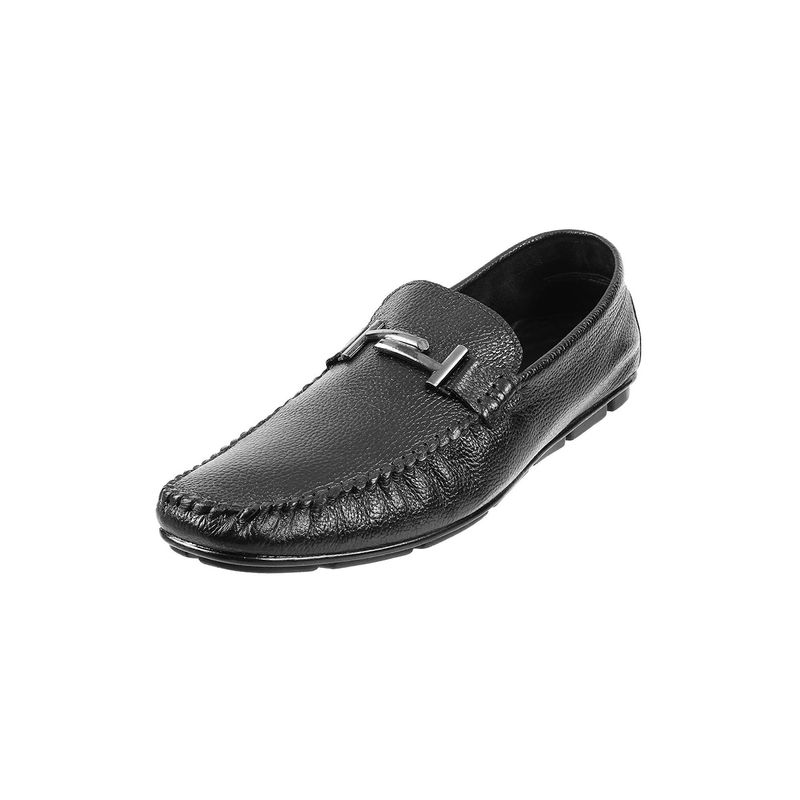 Mochi Black Solid Casual Shoes (EURO 40)